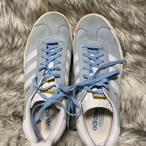 Adidas Sky Blue Gazelle Bold Platform Sneaker - Picture 3 of 13